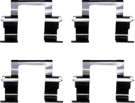 HELLA PAGID 8DZ 355 202-971 Accessory Kit, disc brake pad