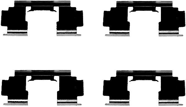 HELLA PAGID 8DZ 355 202-991 Accessory Kit, disc brake pad