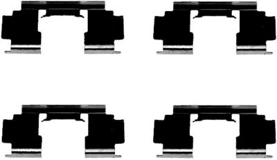 Accessory Kit, disc brake pad HELLA PAGID 8DZ 355 202-991