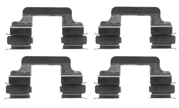 HELLA PAGID 8DZ 355 203-081 Accessory Kit, disc brake pad