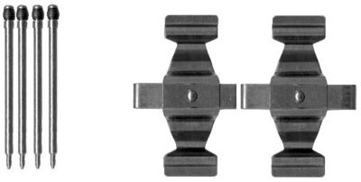 Accessory Kit, disc brake pad HELLA PAGID 8DZ 355 203-121