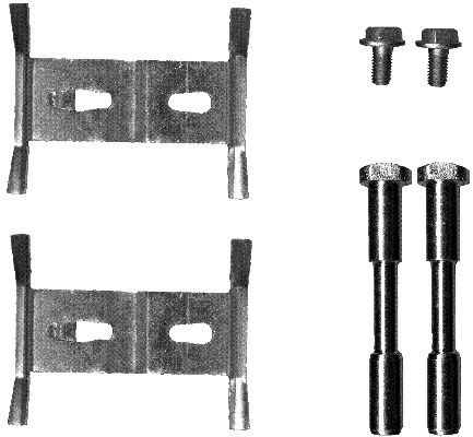 HELLA PAGID 8DZ 355 203-181 Accessory Kit, disc brake pad