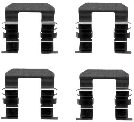 HELLA PAGID 8DZ 355 203-251 Accessory Kit, disc brake pad