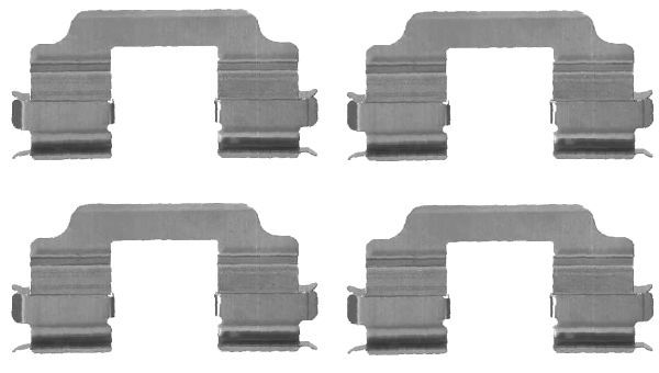 HELLA PAGID 8DZ 355 203-271 Accessory Kit, disc brake pad