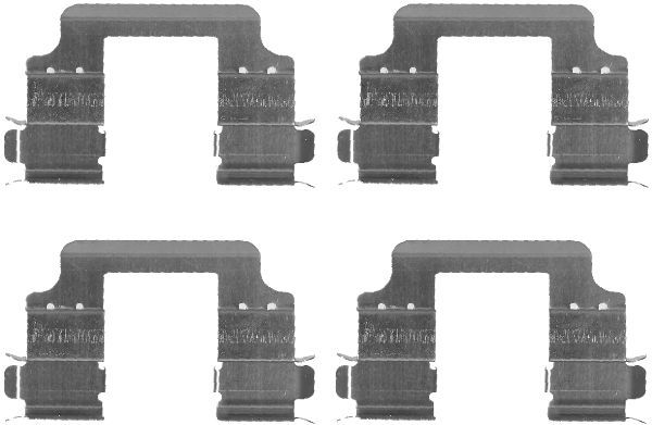 HELLA PAGID 8DZ 355 203-321 Accessory Kit, disc brake pad