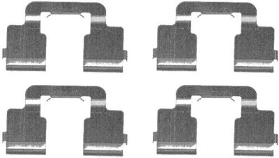 Accessory Kit, disc brake pad HELLA PAGID 8DZ 355 203-341