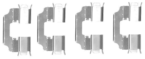 HELLA PAGID 8DZ 355 203-401 Accessory Kit, disc brake pad