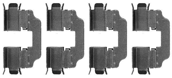 HELLA PAGID 8DZ 355 203-411 Accessory Kit, disc brake pad