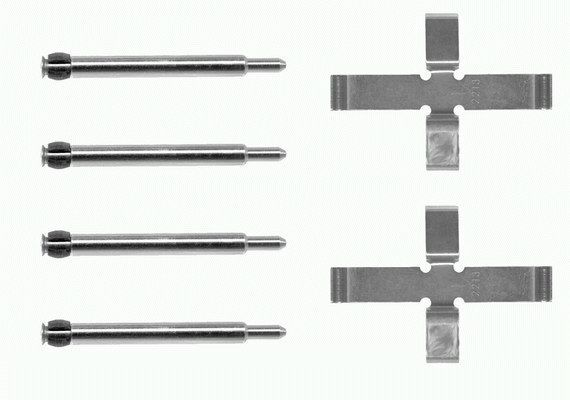 HELLA PAGID 8DZ 355 203-461 Accessory Kit, disc brake pad
