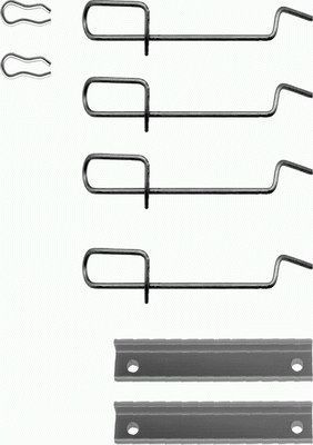 HELLA PAGID 8DZ 355 203-471 Accessory Kit, disc brake pad