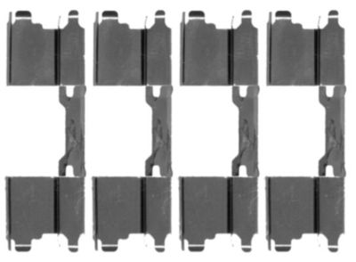 Accessory Kit, disc brake pad HELLA PAGID 8DZ 355 203-501