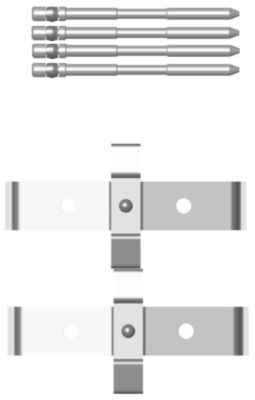 HELLA PAGID 8DZ 355 203-571 Accessory Kit, disc brake pad