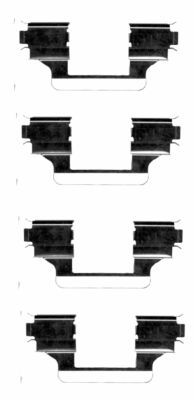 HELLA PAGID 8DZ 355 203-591 Accessory Kit, disc brake pad