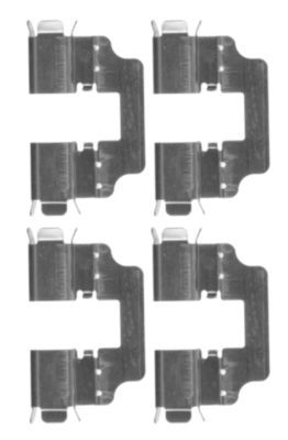HELLA PAGID 8DZ 355 203-651 Accessory Kit, disc brake pad