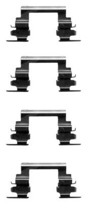 Accessory Kit, disc brake pad HELLA PAGID 8DZ 355 203-721