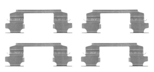HELLA PAGID 8DZ 355 203-731 Accessory Kit, disc brake pad