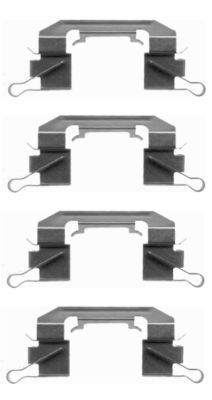 HELLA PAGID 8DZ 355 203-781 Accessory Kit, disc brake pad