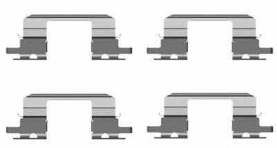 Accessory Kit, disc brake pad HELLA PAGID 8DZ 355 203-821