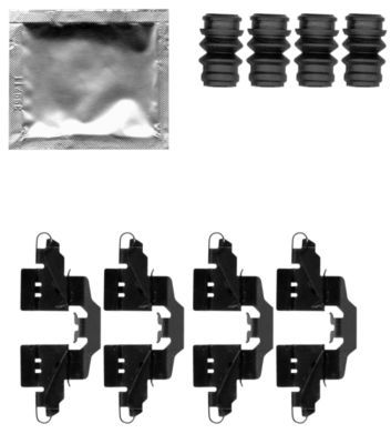 HELLA PAGID 8DZ 355 203-881 Accessory Kit, disc brake pad