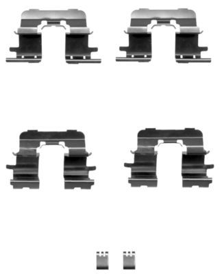 HELLA PAGID 8DZ 355 203-911 Accessory Kit, disc brake pad