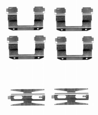 Accessory Kit, disc brake pad HELLA PAGID 8DZ 355 203-921