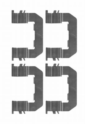 Accessory Kit, disc brake pad HELLA PAGID 8DZ 355 203-931