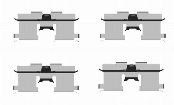 HELLA PAGID 8DZ 355 203-961 Accessory Kit, disc brake pad