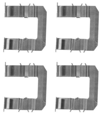HELLA PAGID 8DZ 355 203-991 Accessory Kit, disc brake pad