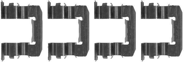 HELLA PAGID 8DZ 355 204-021 Accessory Kit, disc brake pad
