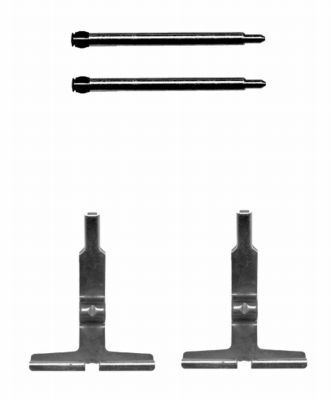 Accessory Kit, disc brake pad HELLA PAGID 8DZ 355 204-031