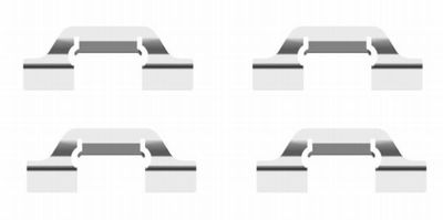 Accessory Kit, disc brake pad HELLA PAGID 8DZ 355 204-111
