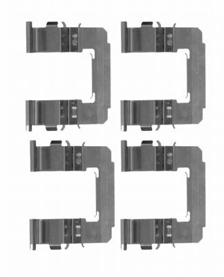 HELLA PAGID 8DZ 355 204-161 Accessory Kit, disc brake pad