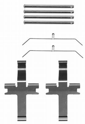 HELLA PAGID 8DZ 355 204-171 Accessory Kit, disc brake pad