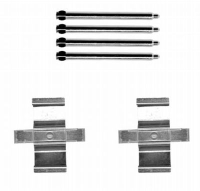 Accessory Kit, disc brake pad HELLA PAGID 8DZ 355 204-211