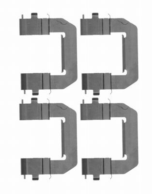HELLA PAGID 8DZ 355 204-221 Accessory Kit, disc brake pad