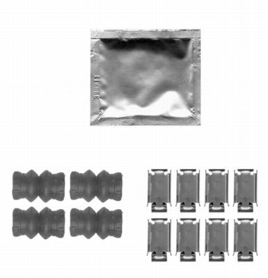 Accessory Kit, disc brake pad HELLA PAGID 8DZ 355 204-251