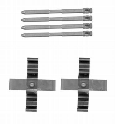 HELLA PAGID 8DZ 355 204-281 Accessory Kit, disc brake pad