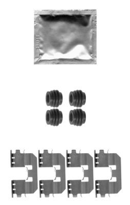 Accessory Kit, disc brake pad HELLA PAGID 8DZ 355 204-331