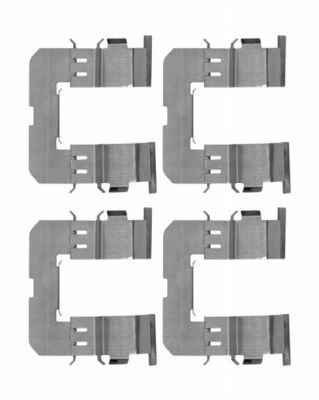 HELLA PAGID 8DZ 355 204-361 Accessory Kit, disc brake pad