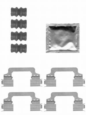 Accessory Kit, disc brake pad HELLA PAGID 8DZ 355 204-371