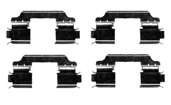 HELLA PAGID 8DZ 355 204-411 Accessory Kit, disc brake pad