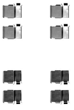 HELLA PAGID 8DZ 355 204-421 Accessory Kit, disc brake pad