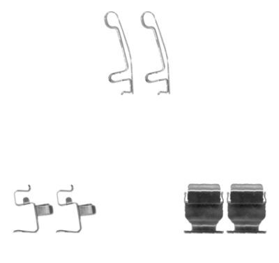 HELLA PAGID 8DZ 355 204-431 Accessory Kit, disc brake pad