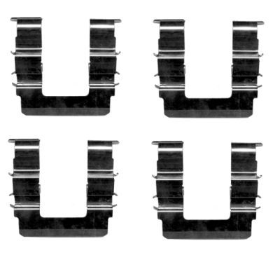 HELLA PAGID 8DZ 355 204-441 Accessory Kit, disc brake pad