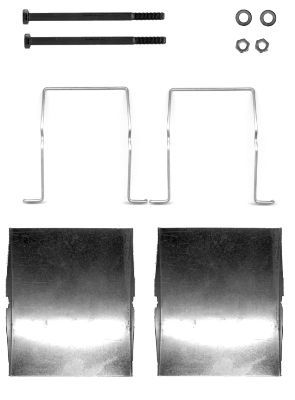 HELLA PAGID 8DZ 355 204-461 Accessory Kit, disc brake pad