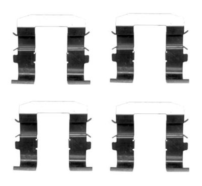 Accessory Kit, disc brake pad HELLA PAGID 8DZ 355 204-501