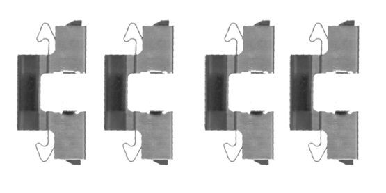 HELLA PAGID 8DZ 355 204-561 Accessory Kit, disc brake pad