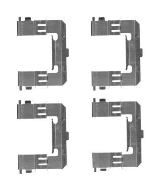 Accessory Kit, disc brake pad HELLA PAGID 8DZ 355 204-571