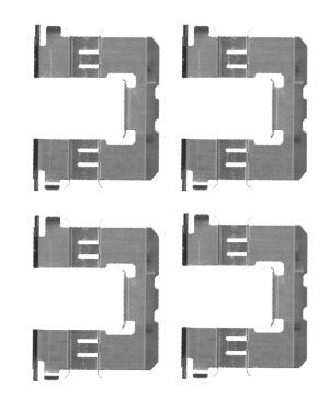 HELLA PAGID 8DZ 355 204-591 Accessory Kit, disc brake pad