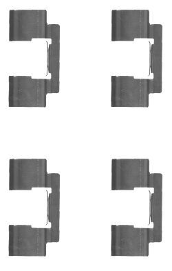 HELLA PAGID 8DZ 355 204-611 Accessory Kit, disc brake pad